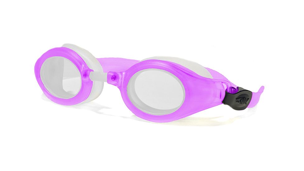 Liberty Sport Suns SHARK KIDSProtective Eyewear Purple Frame,Clear Lens, Women KSHARKPURP406