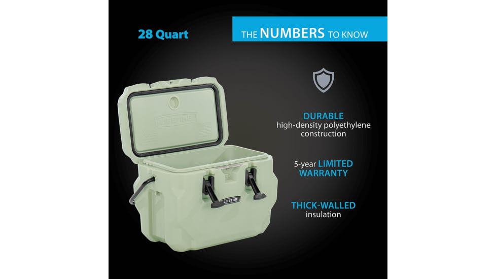 Lifetime Products Glacier, 28 Quart, Hard Cooler