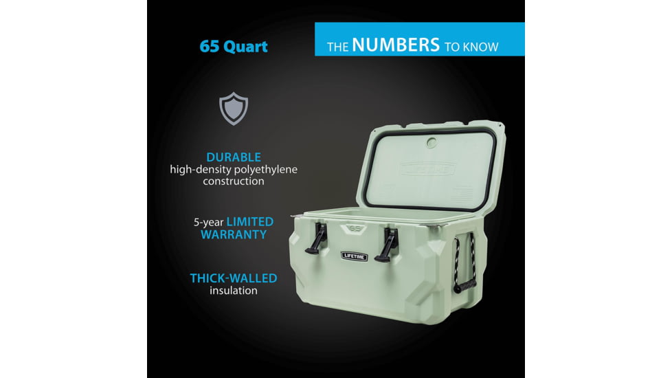 Lifetime Products Glacier, 65 Quart, Hard Cooler