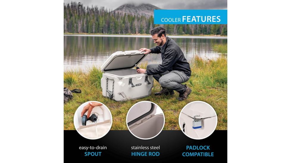 Lifetime Products Glacier, 65 Quart, Hard Cooler