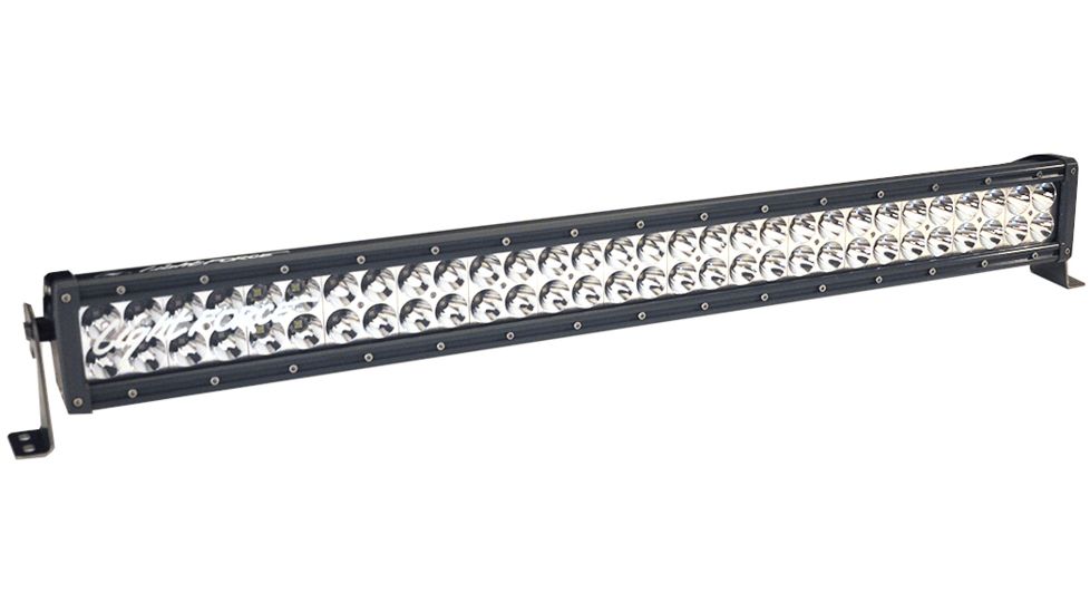 Lightforce Performance Lighting LED Light Bar 30inch DUAL Row Duel Wattage, Driving, Box Pack, Black, Medium LE031