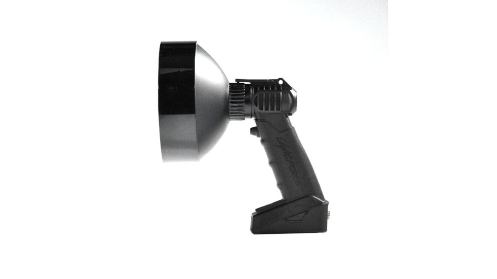 Lightforce Performance Lighting ENFORCER HALOGEN 140mm 75w Handheld light alligator - cig plug connection, Black EF140CC