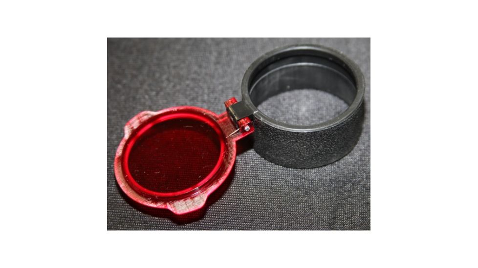 Lightforce Performance Lighting Pred6X Flip Up Cover, Red PRED6XFP