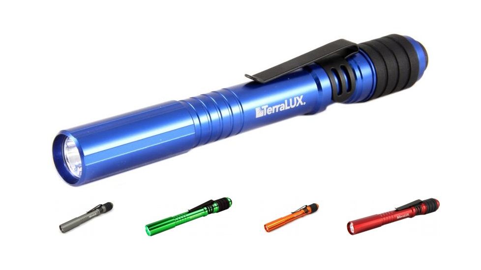 Lightstar 80 Pen Light Flashlight, Blue, Gray, Hi-Vis Green, Orange, Red