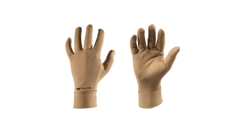Line of Fire Micro Liner Unisex Glove, Coyote, Small MCL-CYT-SM