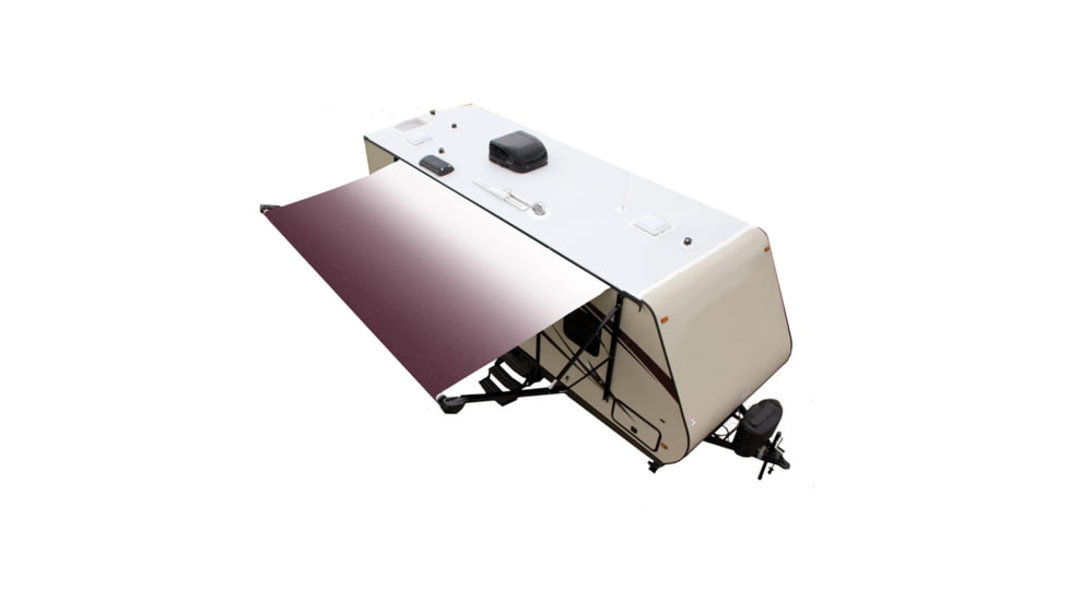 Lippert Solera Standard Power/Manual Roller Assembly, Burgundy Fade, 10ft, V000286883