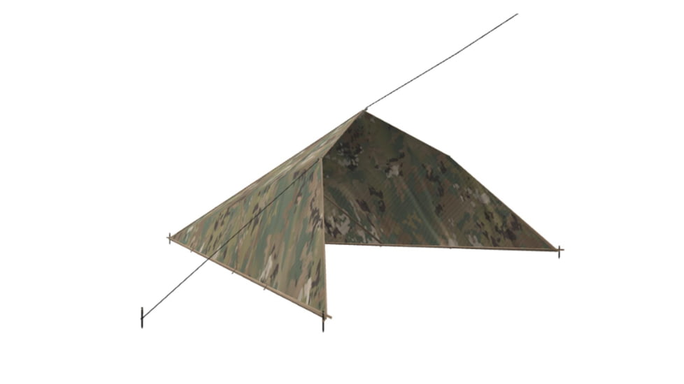 LiteFighter Commando Field Tarp Tents, OCP Camouflage, 120in x 120in, CD1100-OCP