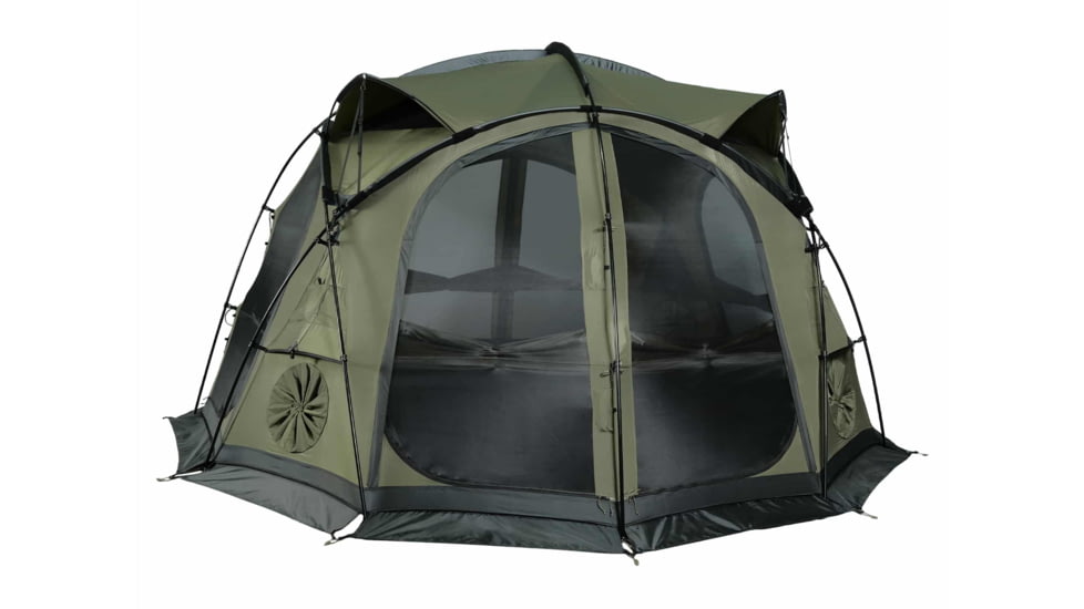 LiteFighter Gear Dragoon Expeditionary Tent, Delta Green 499, 157.5in x 157.5in x 77in, DG5100-GRN
