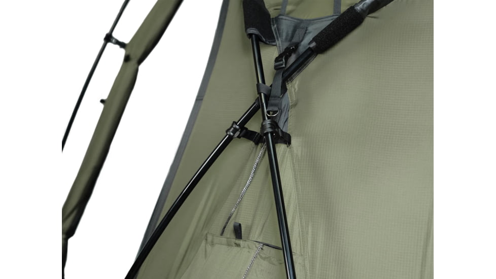 LiteFighter Gear Dragoon Expeditionary Tent, Delta Green 499, 157.5in x 157.5in x 77in, DG5100-GRN