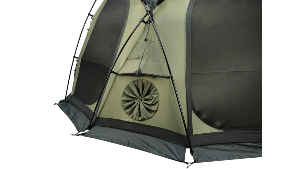 LiteFighter Gear Dragoon Expeditionary Tent, Delta Green 499, 157.5in x 157.5in x 77in, DG5100-GRN