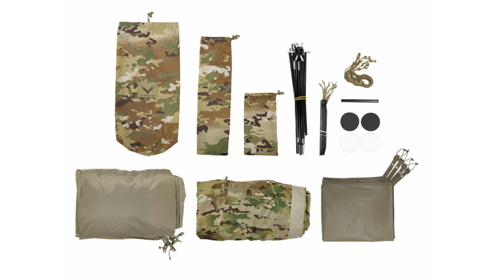 LiteFighter Fido 1 Individual Shelter System, Multicam Camouflage, 84in x 32in x 36in, FD1100-MUL