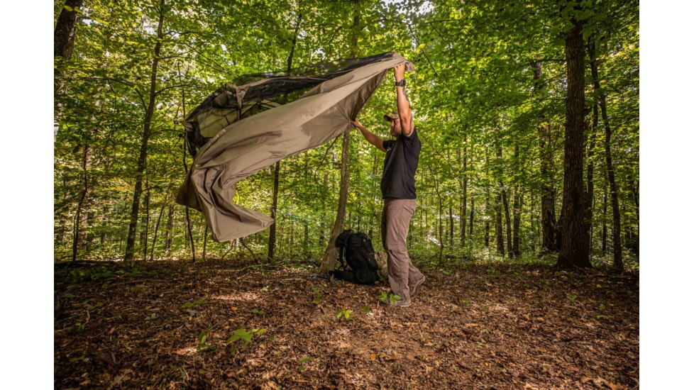 LiteFighter Fido Ai Two Person Shelter System, Multicam Camouflage, 90in x 42in x 56in, AI2100-MUL