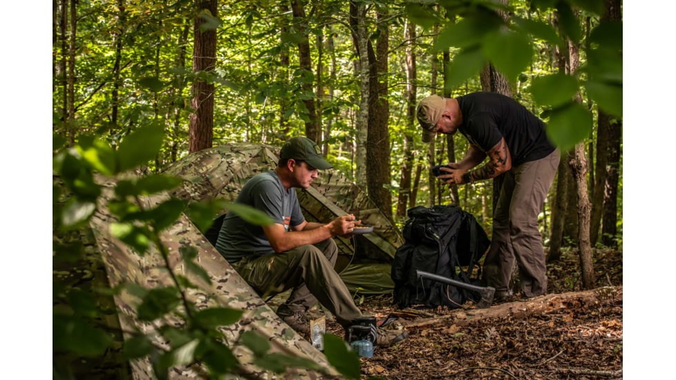 LiteFighter Fido Ai Two Person Shelter System, Multicam Camouflage, 90in x 42in x 56in, AI2100-MUL