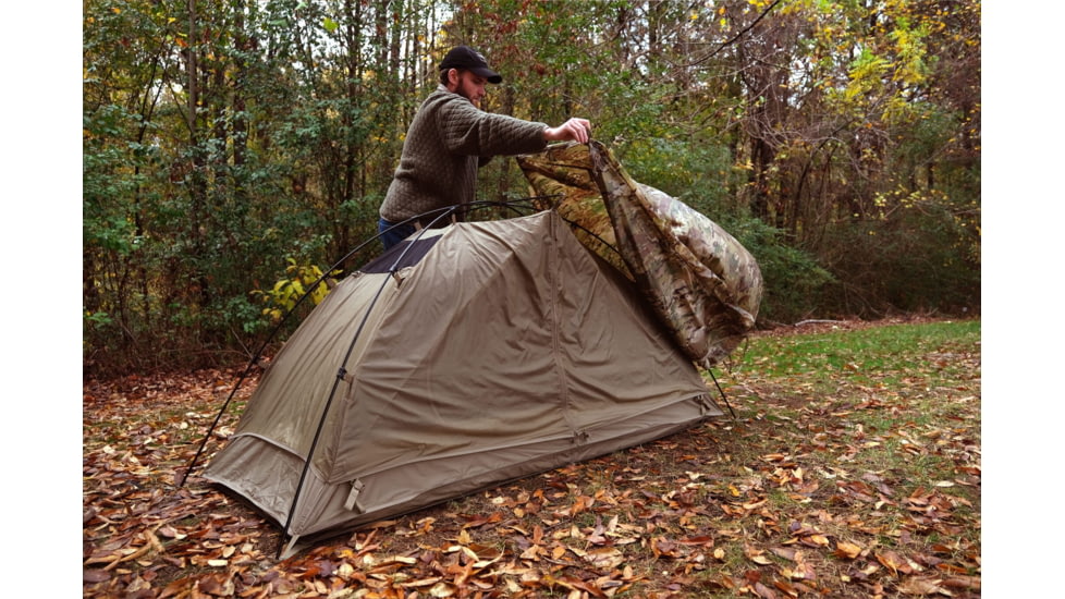 LiteFighter Gear Fido Ai Individual Shelter System, Multicam Camouflage, 84in x 32in x 36in, AI1100-MUL