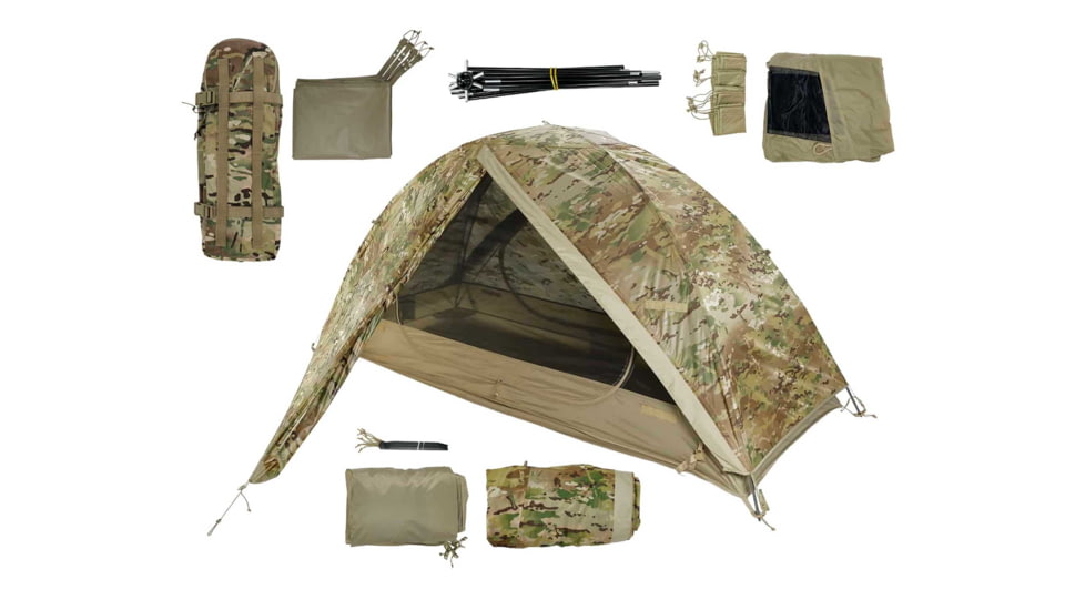 LiteFighter Gear Fido Ai Individual Shelter System, Multicam Camouflage, 84in x 32in x 36in, AI1100-MUL