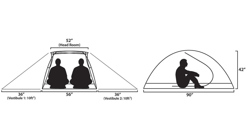 LiteFighter Gear Catamount Mountaineering Tent - 2 Person