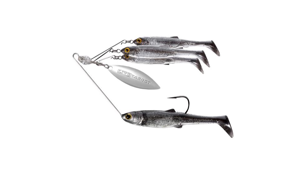 Live Target BaitBall Large SRS,MSV,Smk/Slvr,5/0,1/2oz MNSR14LG850