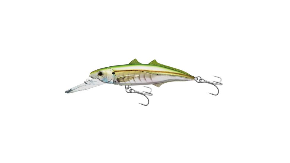 Live Target Cigar Minnow jerkbait,deepdive,prl/Grn2/0 CMJ152D963