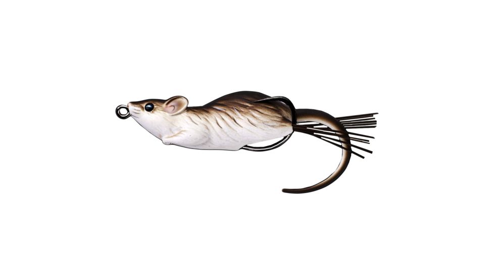 Live Target Field Mouse Hollow Body,brown/white,1/O MHB60T400