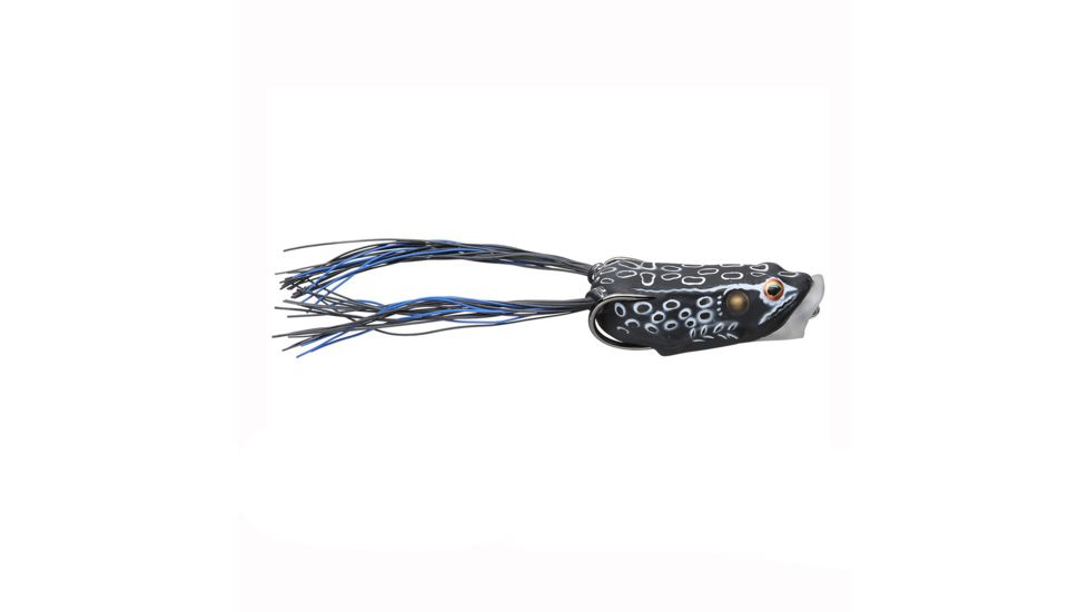 Live Target Frog 2 1/2 HB PF,SH,Black/Blk,5/0,1/2oz FHP65T517