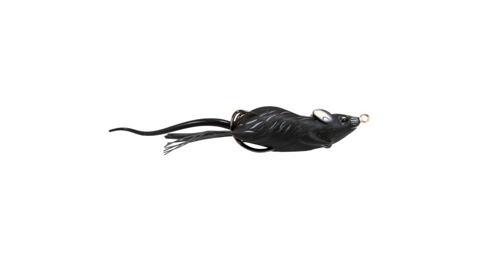 Live Target Mouse,2 1/4,HB,floating,BLK/BLK,1/0 MHB60T404