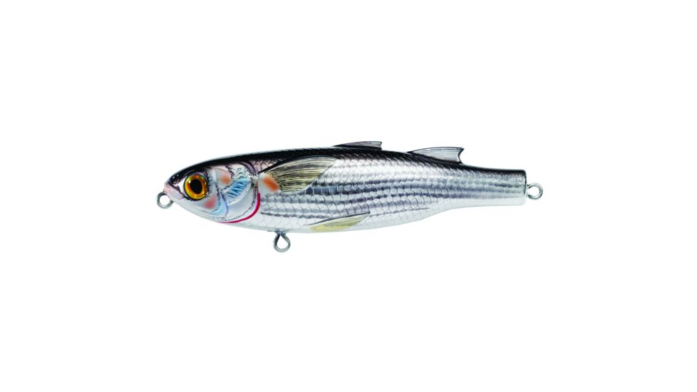 Live Target Mullet Walking Bait,silver/black,#1 MUW120T932