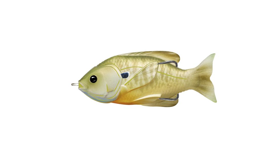 Live Target Sunfish HB,surface,natural/Grn Blugill4/0 SFH90T554