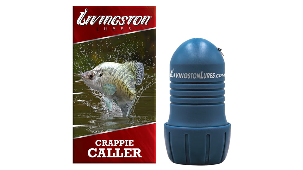 Livingston Lures Caller Series Lure, Crappie, Blue, 13900