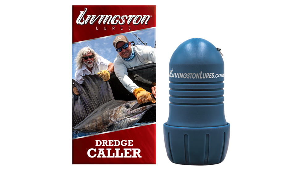 Livingston Lures Caller Series Lure, Dredge, Blue, 11600