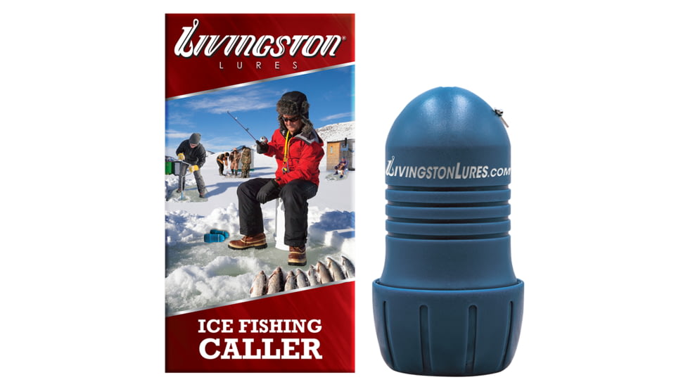 Livingston Lures Caller Series Lure, Ice Fishing, Blue, 11100