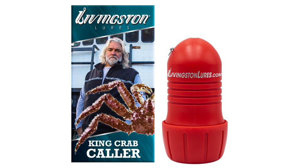 Livingston Lures Caller Series Lure, King Crab, Red, 10900
