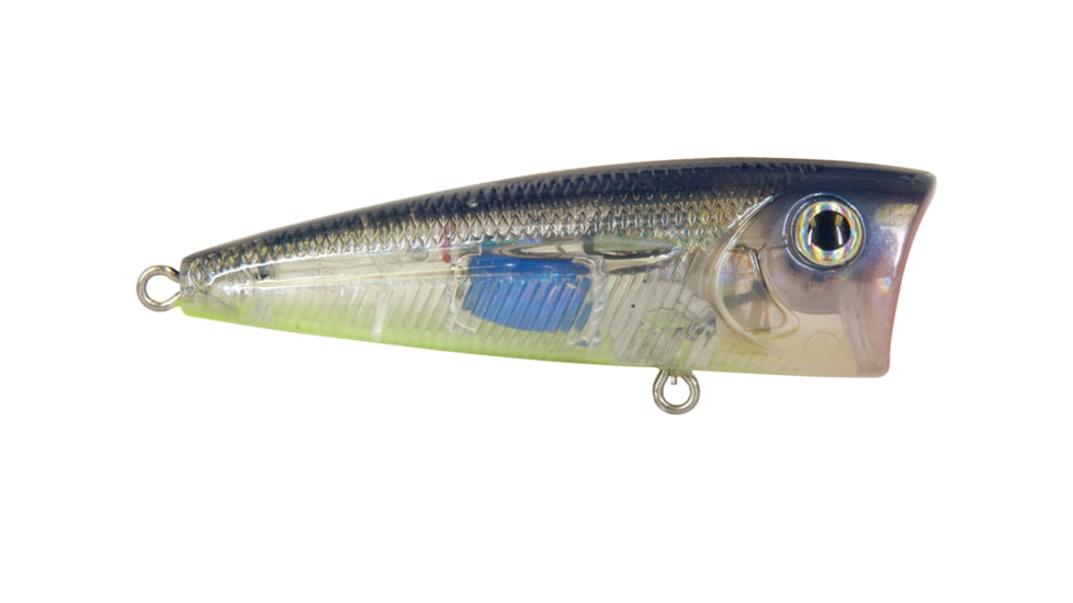 Livingston Lures Walk N Pop 67 Lure, Bluetreuse, 5315