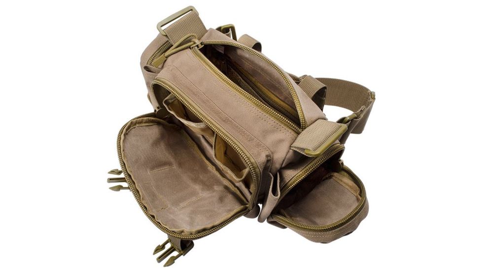 Loaded Gear GX-100 Crossover Ranger Pack, Molle Compatible, Dark Earth, 13 x 5.5 x 6 in BI12608