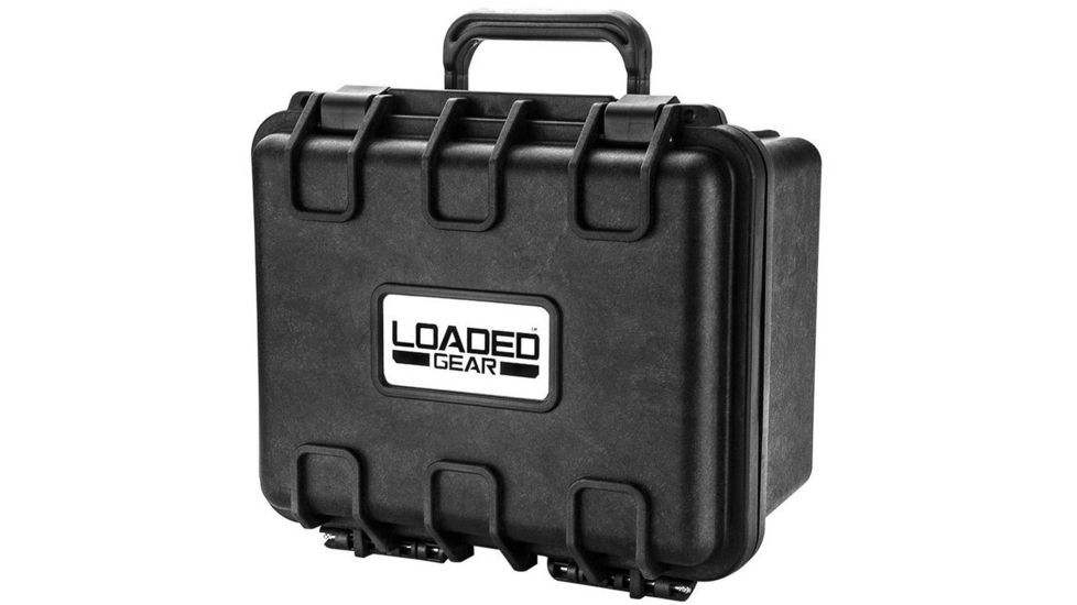 Loaded Gear HD-150 WP Protective Hard Case w/ Foam Padding, 2 Padlock Mounting Points, Black BH12560
