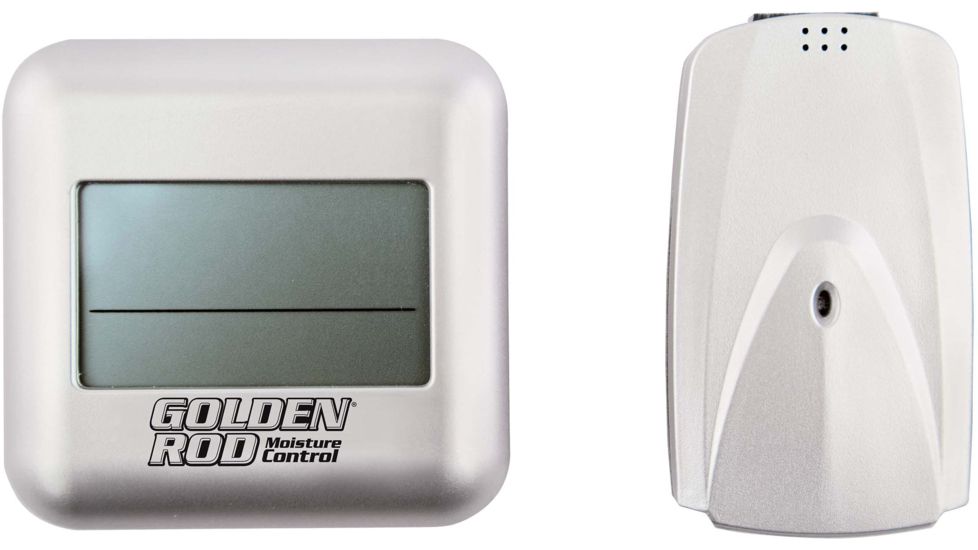 USED Lockdown Golden Rod Digital Wireless Hygrometer, 4xAAA, LCD Display, 222532, EDEMO1, Good, Defective