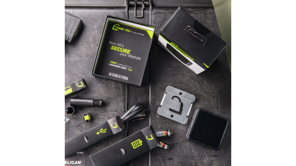 Lockdown Puck Monitoring Device, Black/Silver, 1099416