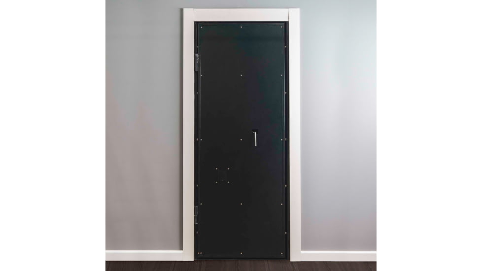 Lockdown Vault Door, Out Swing, 28/30in, LH, Black, 1118815