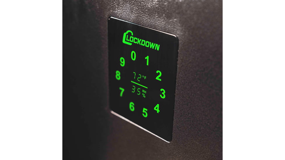 Lockdown Vault Door, Out Swing, 28/30in, LH, Black, 1118815
