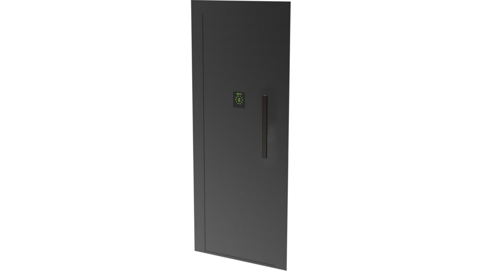 Lockdown Vault Door, Out Swing, 28/30in, LH, Black, 1118815