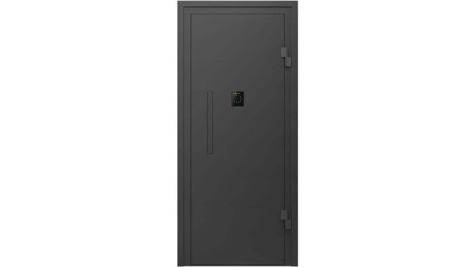 Lockdown Vault Door, Out Swing, 28/30in, RH, Black, 1118816
