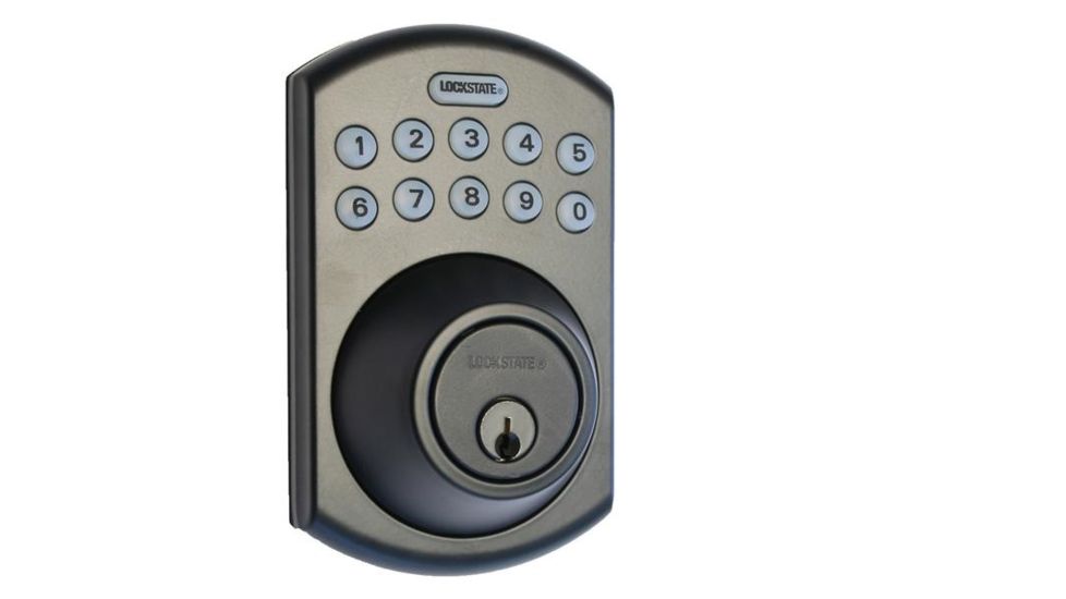 Lockstate RemoteLock 5i WiFi Electronic Deadbolt Door Lock, Bolder Style, Rubbed Bronze, LS-DB5i-RB-B