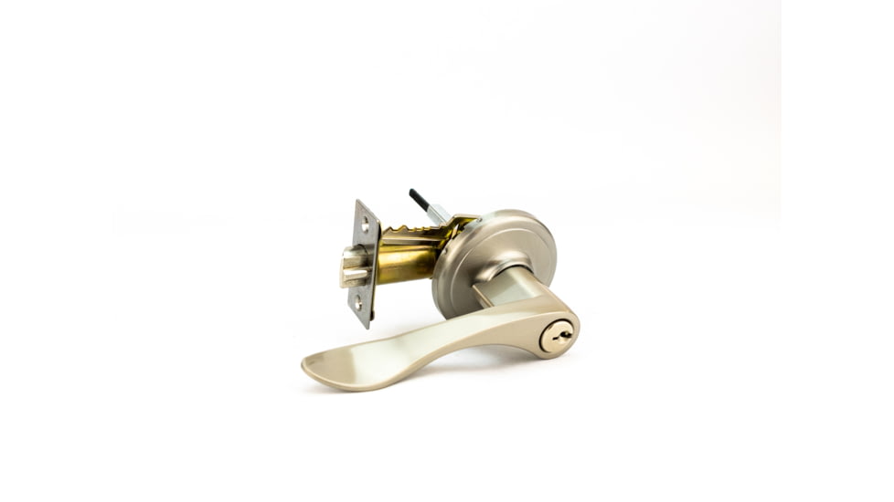 Lockstate RemoteLock 5i WiFi Electronic Lever Door Lock, Bolder Style, Satin Nickel, LS-L5i-SN-B