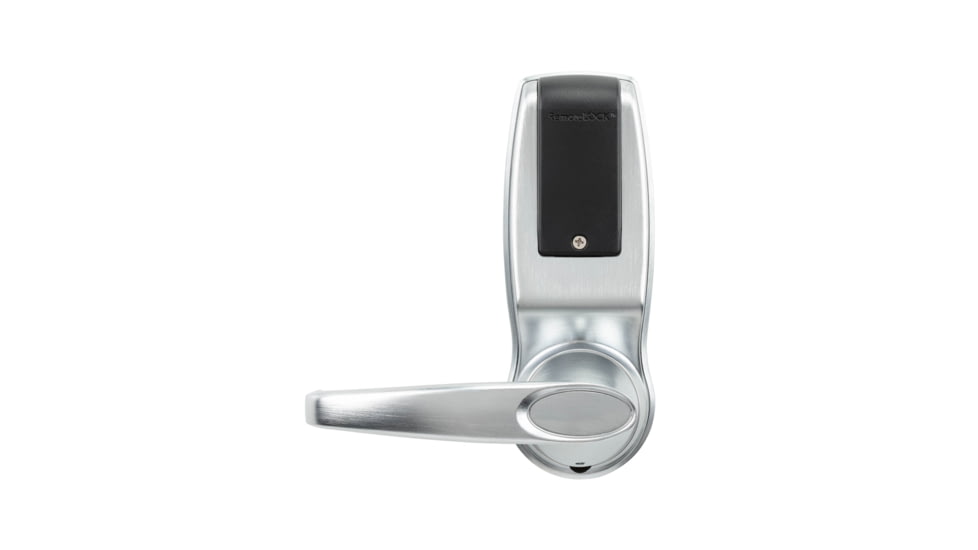 Lockstate RemoteLock OpenEdge Business Grade Wi-Fi Lever Lock, Silver, 2.45 x 2.5 x 6.75 in, RL-OpenEdge BG Lever Silv