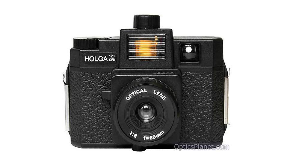 Lomography Color Flash Holga Camera Starter Kit 829 - 120 Medium Format Film Camera w/ Color Flash