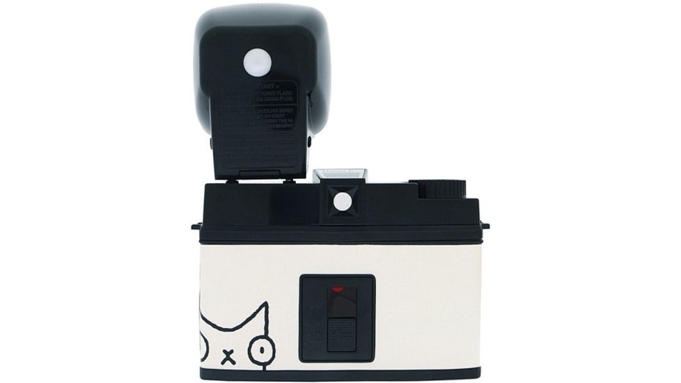 Lomography Camera Diana F+ Snowcat (w/ flash) rear view