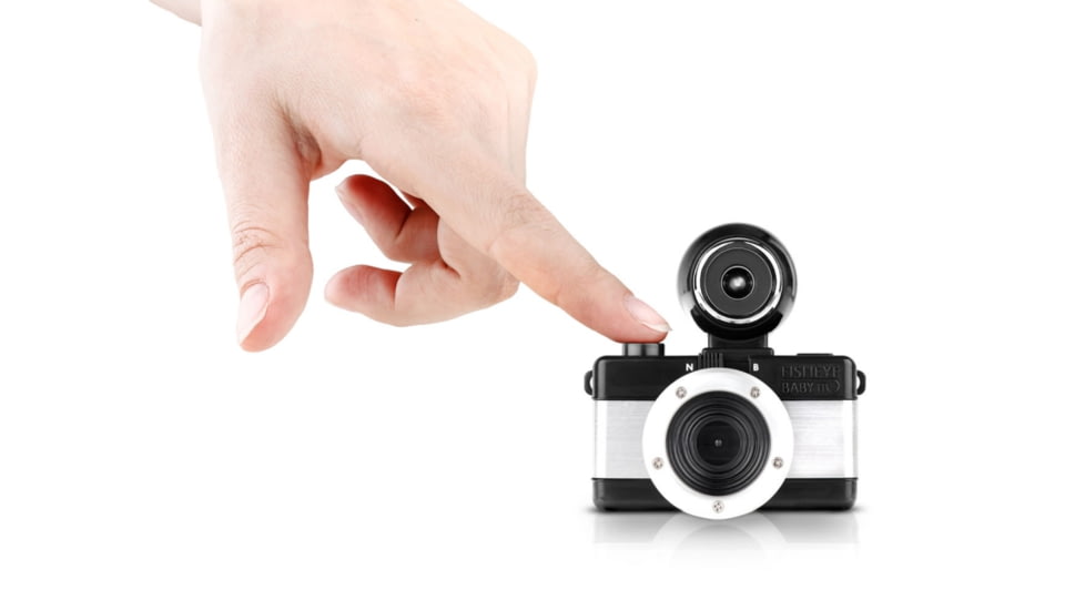 Lomography Fisheye Baby 110, Metal, With Hand 955