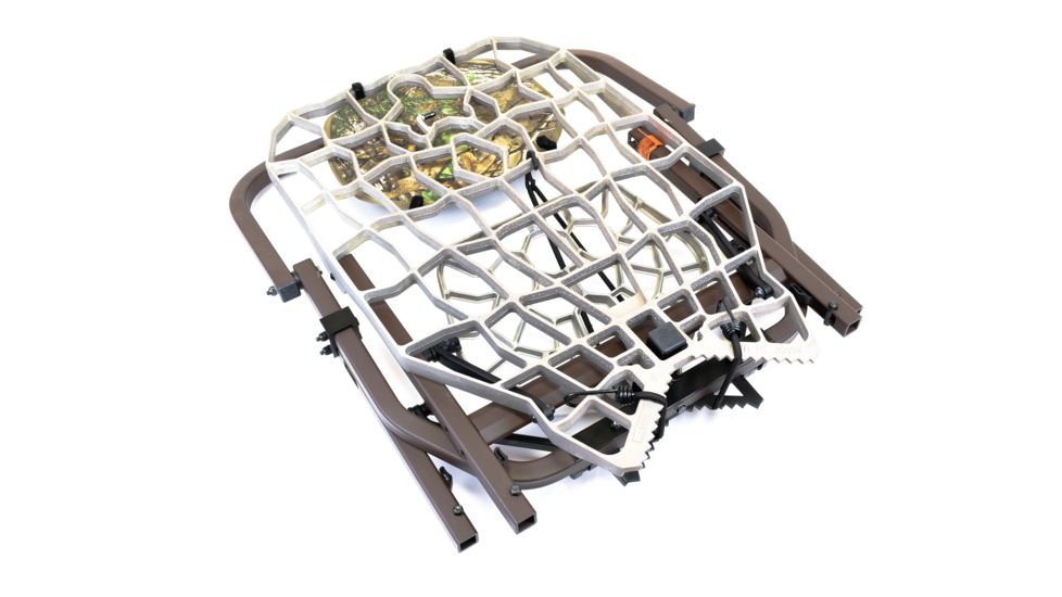 Lone Wolf Treestands Wide Flip Top Combo Tree Stand, Gray WFTC