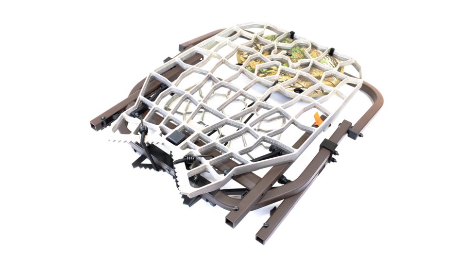 Lone Wolf Treestands Wide Flip Top Combo Tree Stand, Gray WFTC