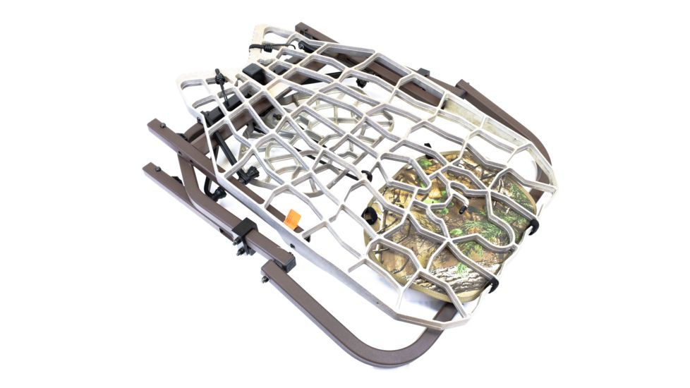 Lone Wolf Treestands Wide Flip Top Combo Tree Stand, Gray WFTC