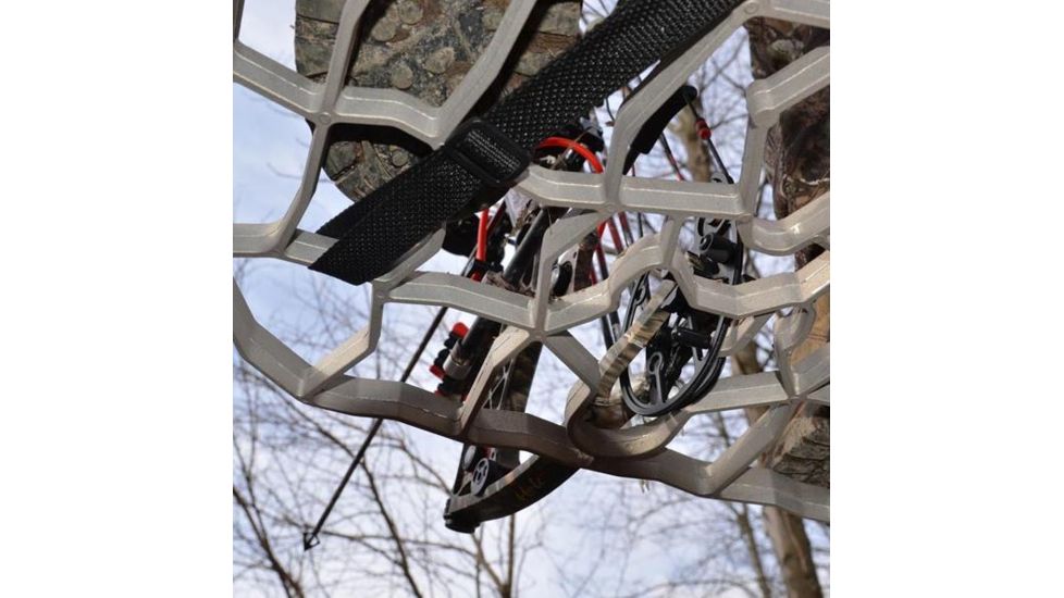 Lone Wolf Treestands Wide Flip Top Combo Tree Stand, Gray WFTC